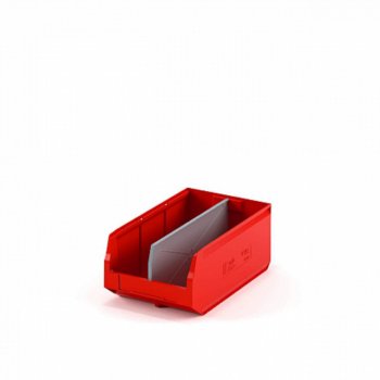 649 р. Лоток складской 500х300х200мм красный IPLAST IPLAST ip-378740  с доставкой в г. Майкоп. Увеличить фотографию 4