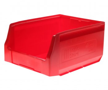 349 р. Лоток складской 300х225х150мм красный IPLAST IPLAST ip-378747  с доставкой в г. Майкоп. Увеличить фотографию 1