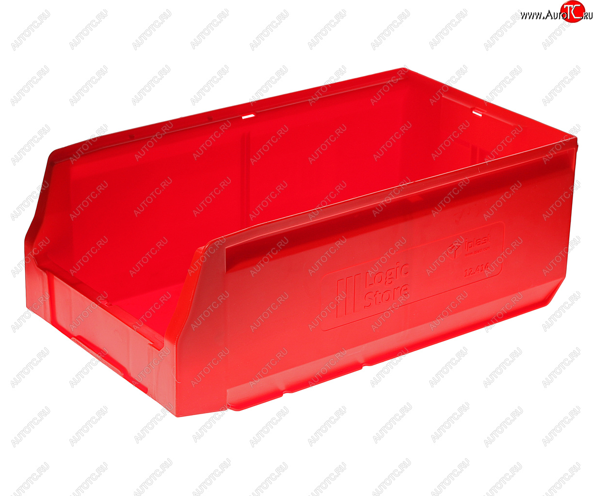 499 р. Лоток складской 400х225х150мм красный IPLAST IPLAST ip-378749  с доставкой в г. Майкоп