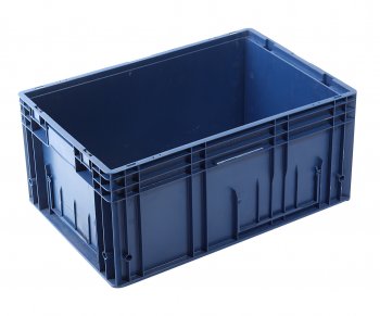 1 439 р. Ящик полимерный многооборотный 594х396х280мм синий IPLAST IPLAST ip-378844 IPLAST ip-378844  с доставкой в г. Майкоп. Увеличить фотографию 1