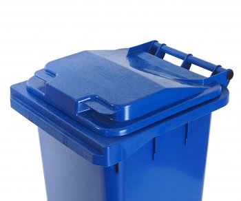 3 099 р. Контейнер мусорный 120л на колесах синий 23.C29 IPLAST IPLAST ip-390546  с доставкой в г. Майкоп. Увеличить фотографию 2