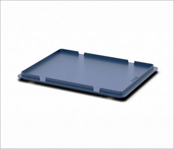 299 р. Крышка ящика полимерного 400х300мм синяя IPLAST IPLAST ip-406368  с доставкой в г. Майкоп. Увеличить фотографию 2