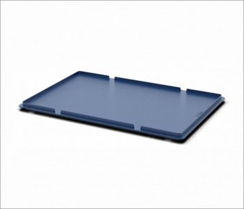 639 р. Крышка ящика полимерного 600х400мм синяя IPLAST IPLAST ip-406369  с доставкой в г. Майкоп. Увеличить фотографию 2