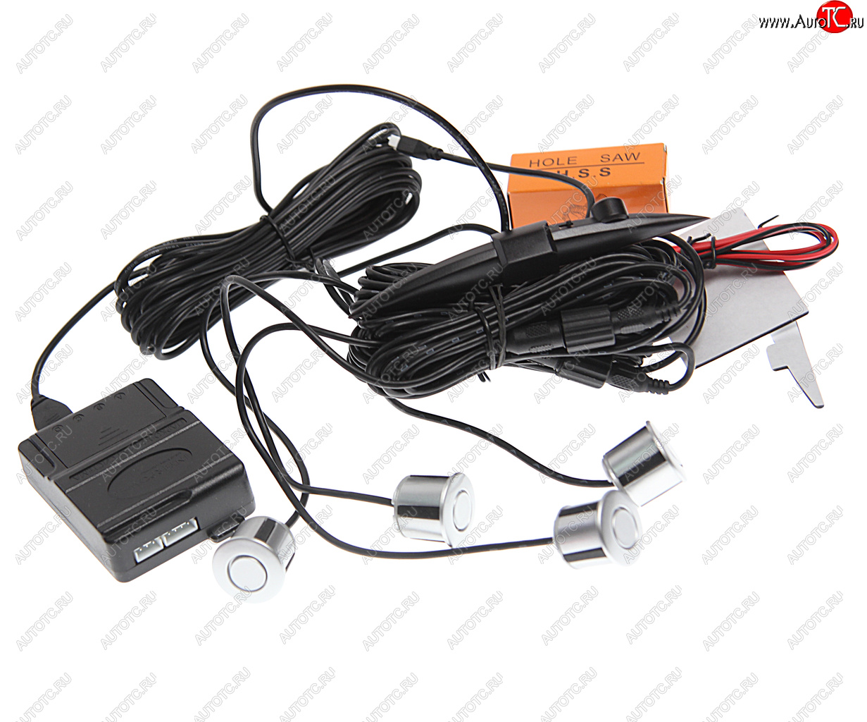 2 379 р. Датчик парковки d=21мм INTERPOWER INTERPOWER ip-422 silver  с доставкой в г. Майкоп