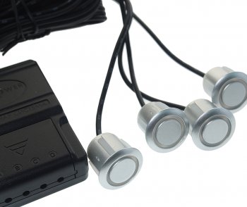2 579 р. Датчик парковки d=19мм INTERPOWER INTERPOWER ip-430 silver  с доставкой в г. Майкоп. Увеличить фотографию 2
