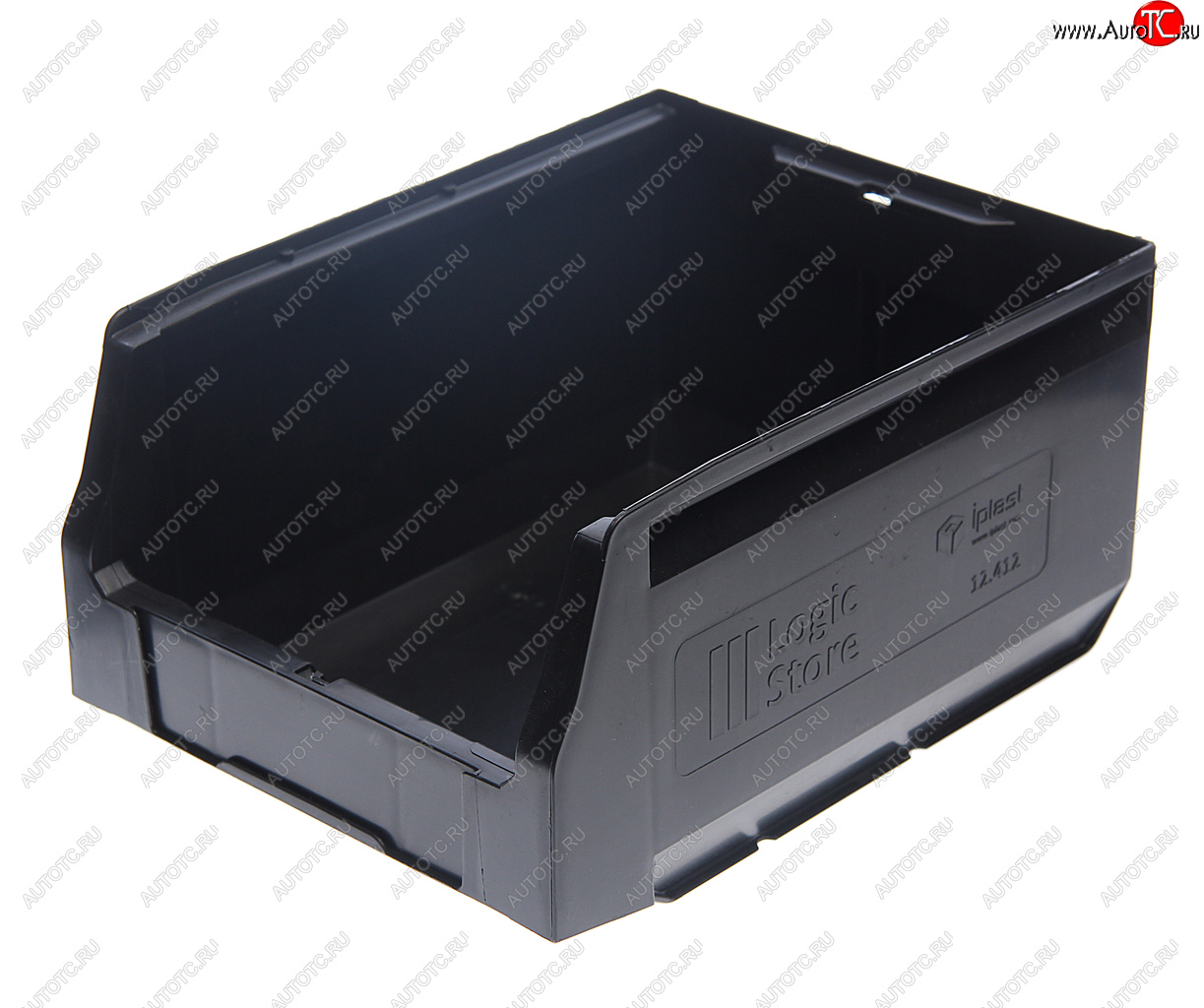 235 р. Лоток складской 300х225х150мм черный IPLAST IPLAST ip-566419 IPLAST ip-566419  с доставкой в г. Майкоп