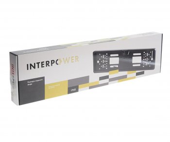 3 099 р. Камера заднего вида автомобильная в рамке знака номерного INTERPOWER INTERPOWER ip-616ir  с доставкой в г. Майкоп. Увеличить фотографию 4