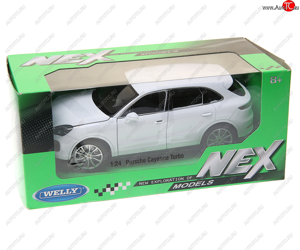 2 699 р. Модель автомобиля PORSCHE Cayenne Turbo металлическая (1:24) WELLY WELLY item no.24092w  с доставкой в г. Майкоп