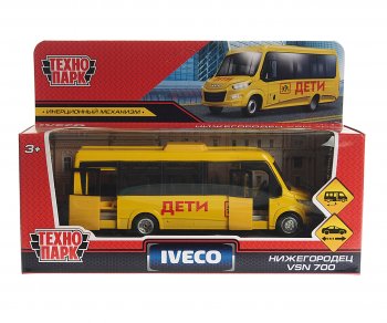 1 299 р. Модель автомобиля IVECO Нижегородец металлическая ТЕХНОПАРК ТЕХНОПАРК iveco-daily-15chi-ye ТЕХНОПАРК iveco-daily-15chi-ye  с доставкой в г. Майкоп. Увеличить фотографию 1