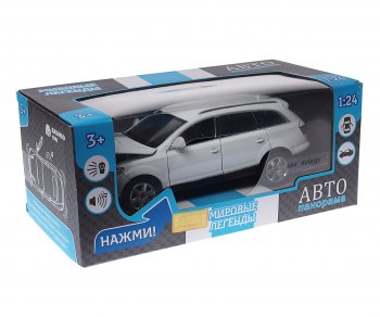 3 459 р. Модель автомобиля AUDI Q7 металлическая (1:24) АВТОПАНОРАМА АВТОПАНОРАМА jb1200118jb1251130  с доставкой в г. Майкоп. Увеличить фотографию 1