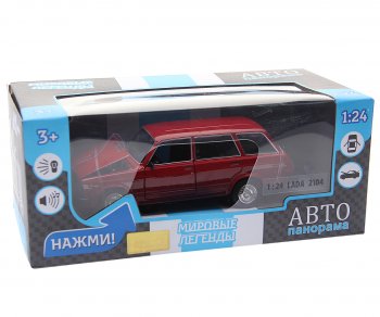 3 459 р. Модель автомобиля ВАЗ-2104 металлическая (1:24) АВТОПАНОРАМА АВТОПАНОРАМА jb1200166jb1200168 АВТОПАНОРАМА jb1200166jb1200168  с доставкой в г. Майкоп. Увеличить фотографию 1