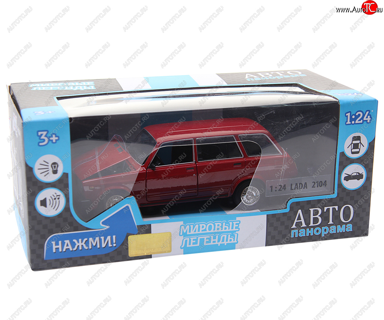3 459 р. Модель автомобиля ВАЗ-2104 металлическая (1:24) АВТОПАНОРАМА АВТОПАНОРАМА jb1200166jb1200168 АВТОПАНОРАМА jb1200166jb1200168  с доставкой в г. Майкоп