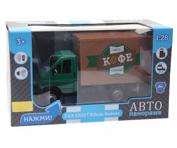 3 459 р. Модель автомобиля ГАЗ-3302 ГАЗель Бизнес металлическая (1:28) АВТОПАНОРАМА АВТОПАНОРАМА jb1200216 АВТОПАНОРАМА jb1200216  с доставкой в г. Майкоп. Увеличить фотографию 1