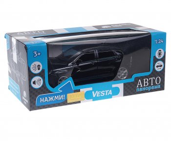3 499 р. Модель автомобиля ЛАДА Vesta металлическая (1:24) АВТОПАНОРАМА АВТОПАНОРАМА jb1251150  с доставкой в г. Майкоп. Увеличить фотографию 1