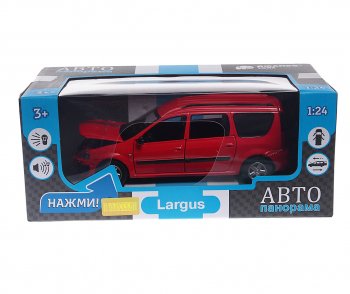 3 499 р. Модель автомобиля ЛАДА Ларгус металлическая (1:24) АВТОПАНОРАМА АВТОПАНОРАМА jb1251419  с доставкой в г. Майкоп. Увеличить фотографию 2