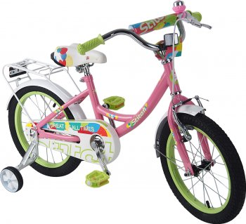 5 499 р. Велосипед 16 1-ск. (4-6 лет) розовый Joying STITCH STITCH jk1912007 16 b  с доставкой в г. Майкоп. Увеличить фотографию 8