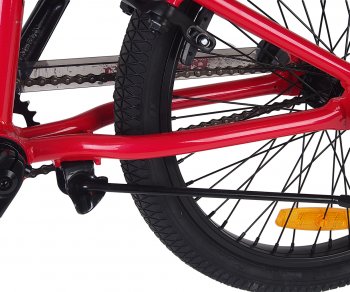 17 599 р. Велосипед 20 1-ск. BMX (AL-рама) красный HILAND HILAND jk2140001-20 HILAND jk2140001-20  с доставкой в г. Майкоп. Увеличить фотографию 6