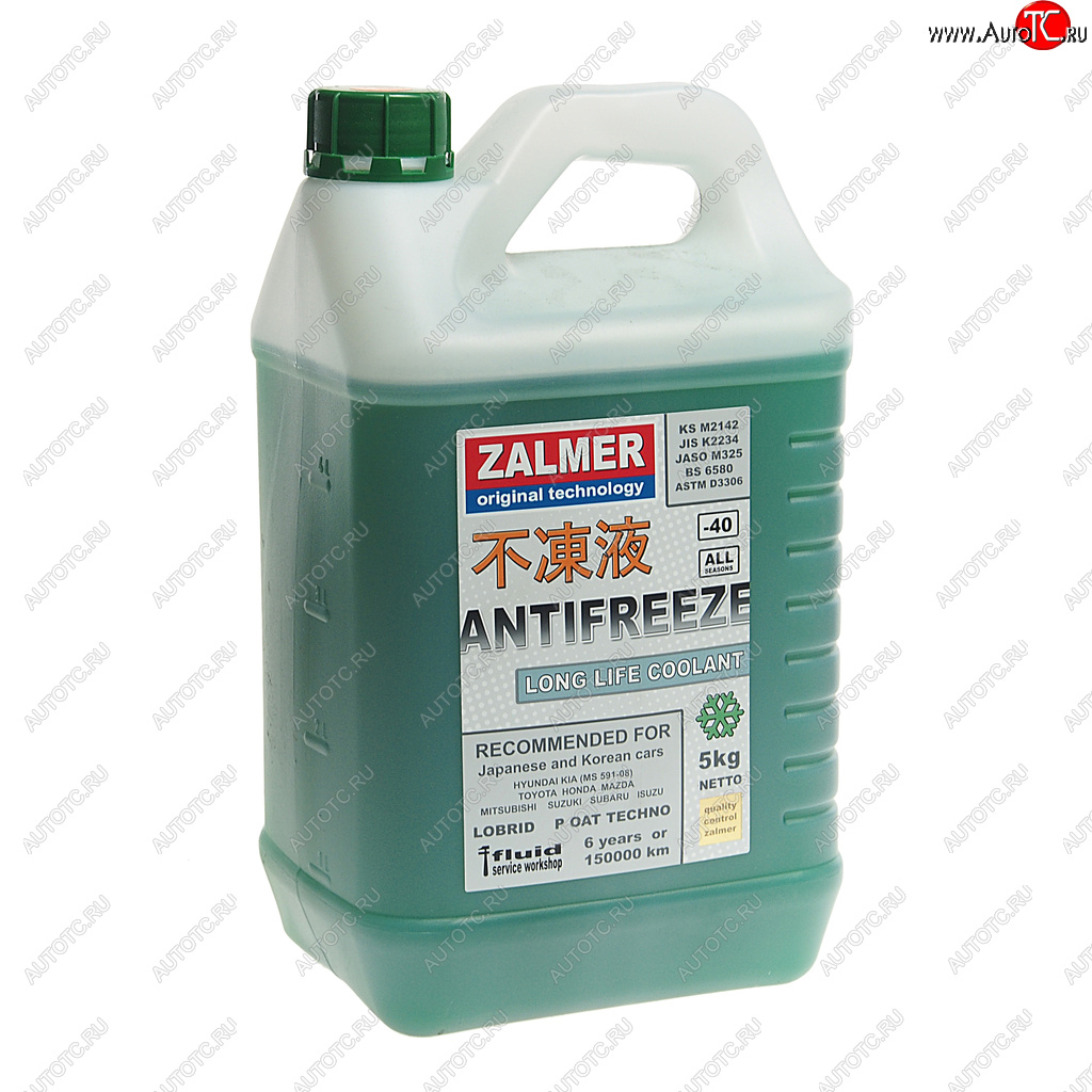 1 399 р. Антифриз сине-зеленый -40C JK 5кг ZALMER ZALMER jk40g005  с доставкой в г. Майкоп