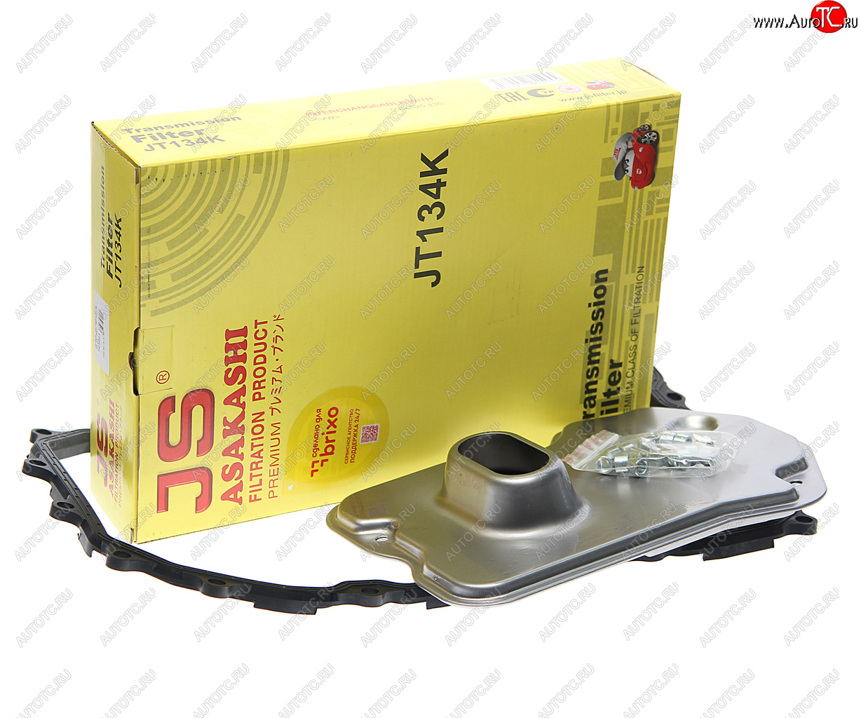 4 199 р. Фильтр масляный АКПП VW Touareg (02-10) AUDI Q7 (06-) (с прокладкой) JS ASAKASHI JS ASAKASHI jt134k  с доставкой в г. Майкоп