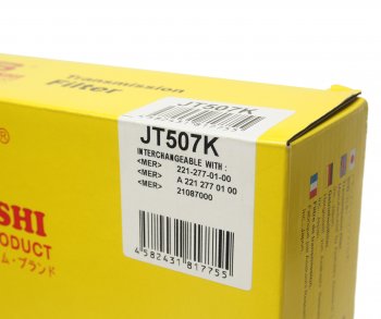 5 999 р. Фильтр масляный АКПП MERCEDES C,E,S,ML,GL (722.9) (с прокладкой) JS ASAKASHI JS ASAKASHI jt507k  с доставкой в г. Майкоп. Увеличить фотографию 4