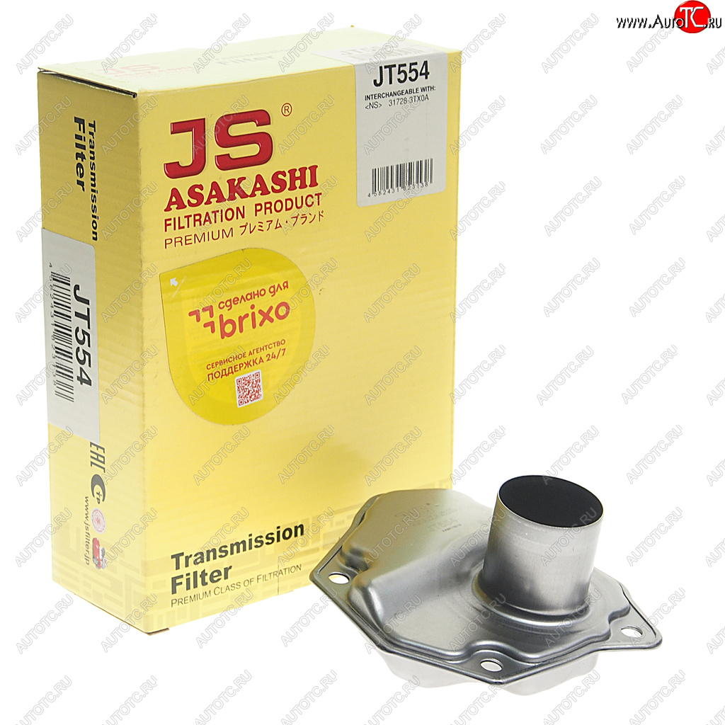 3 289 р. Фильтр масляный АКПП NISSAN Juke (10-) JS ASAKASHI JS ASAKASHI jt554  с доставкой в г. Майкоп