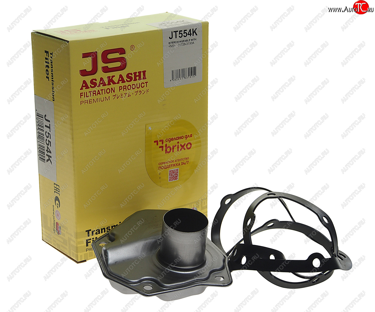 4 099 р. Фильтр масляный АКПП NISSAN Juke (10-) (с прокладкой) JS ASAKASHI JS ASAKASHI jt554k  с доставкой в г. Майкоп