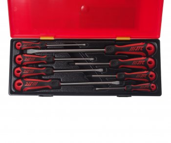 4 699 р. Набор отверток силовых SL 6шт.,PH 2шт. 8 предметов JTC JTC TOOLS CO., LTD jtc-k7086 JTC TOOLS CO., LTD jtc-k7086  с доставкой в г. Майкоп. Увеличить фотографию 2