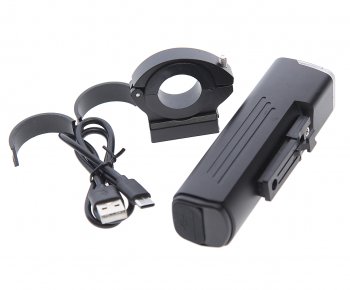 1 089 р. Фонарь велосипедный передний USB кабель с аккумулятором 1800mAh Cree Led RAPIDO RAPIDO jy-7025  с доставкой в г. Майкоп. Увеличить фотографию 2