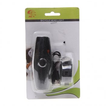 2 299 р. Фонарь велосипедный передний USB кабель с аккумулятором 2400mAh Cree XM-L Led NO NAME jy-7026  с доставкой в г. Майкоп. Увеличить фотографию 1