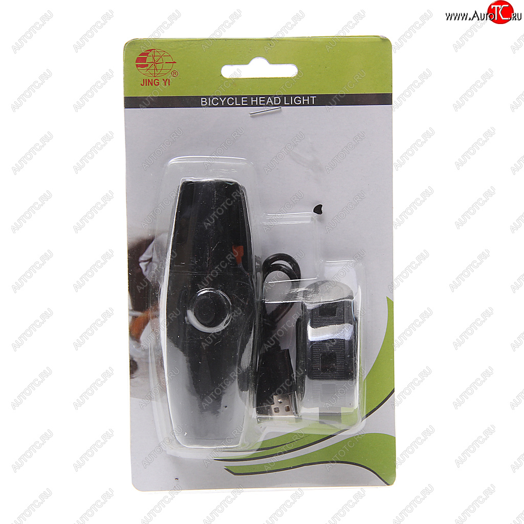 2 299 р. Фонарь велосипедный передний USB кабель с аккумулятором 2400mAh Cree XM-L Led NO NAME jy-7026  с доставкой в г. Майкоп
