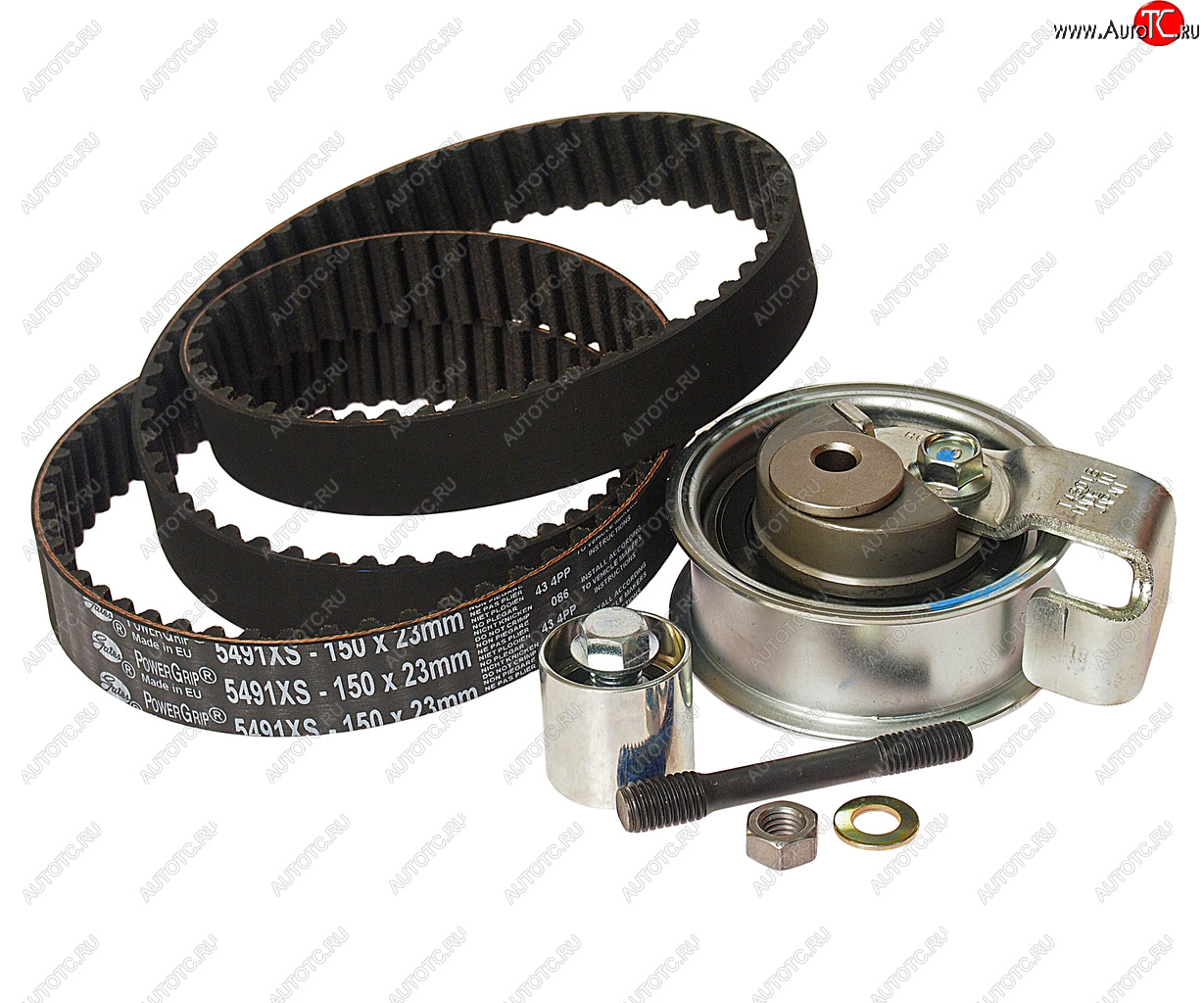 9 649 р. Комплект ГРМ VW Passat AUDI A4,A6 (-05) (1.8 T2.0) GATES GATES k035491xs  с доставкой в г. Майкоп