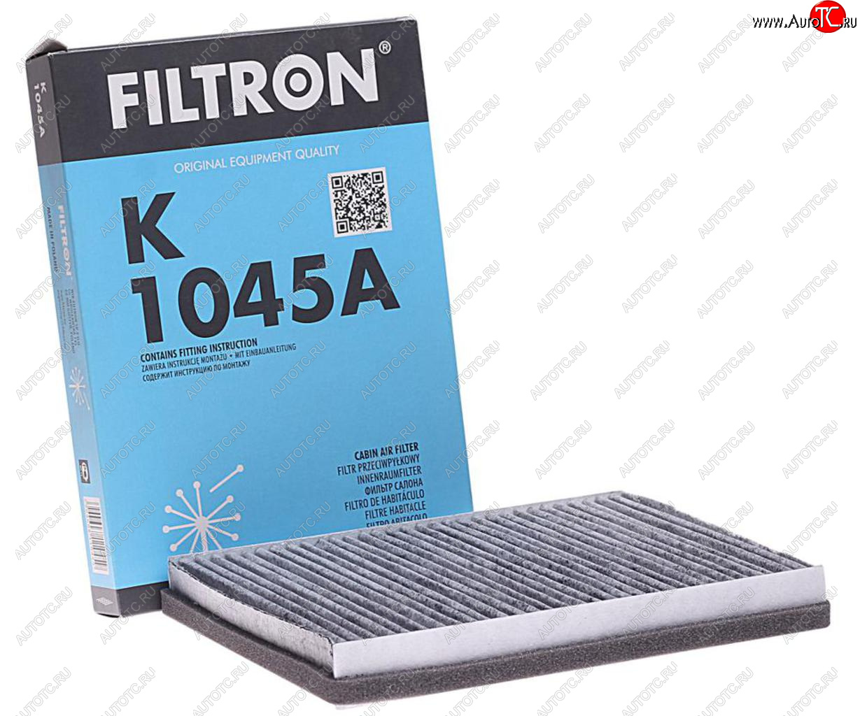 1 299 р. Фильтр воздушный салона VW Passat угольный FILTRON FILTRON k1045a  с доставкой в г. Майкоп