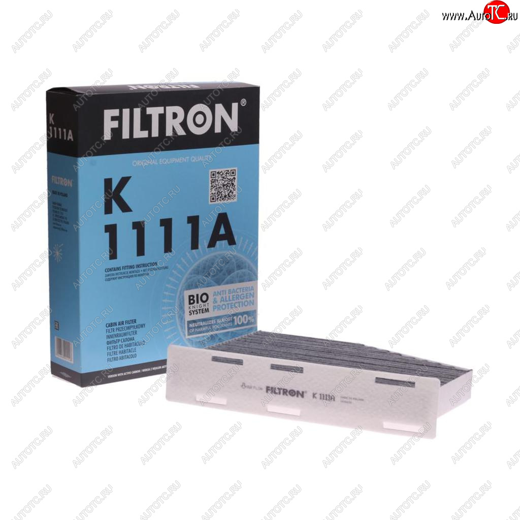 1 279 р. Фильтр воздушный салона VW Golf 5,Passat 6,Jetta 3 AUDI A3 SKODA Octavia (04-) угольный FILTRON FILTRON k1111a  с доставкой в г. Майкоп