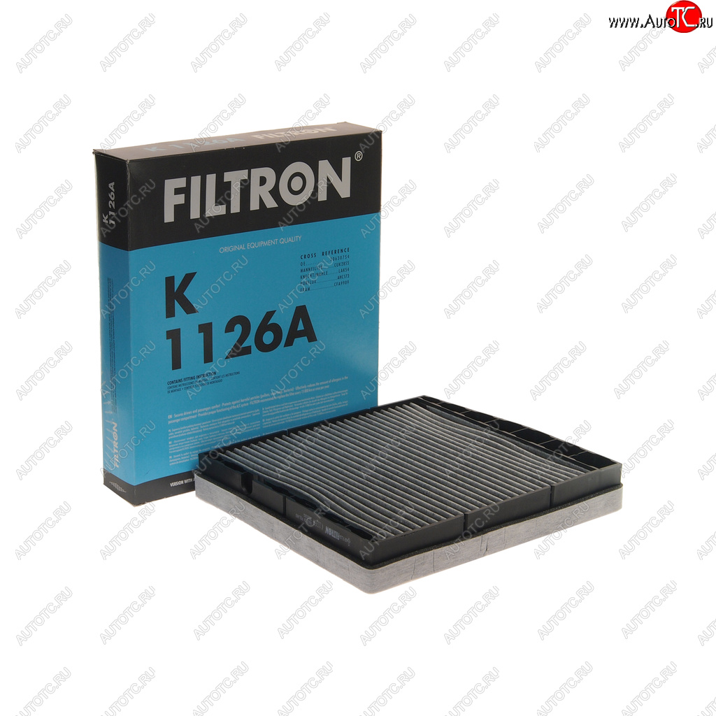 1 849 р. Фильтр воздушный салона VOLVO S60,S80,XC70 (00-),XC70 2 (07-),V70 2 (00-) FILTRON FILTRON k1126a  с доставкой в г. Майкоп