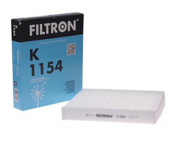 499 р. Фильтр воздушный салона FILTRON FILTRON k1154  с доставкой в г. Майкоп. Увеличить фотографию 1