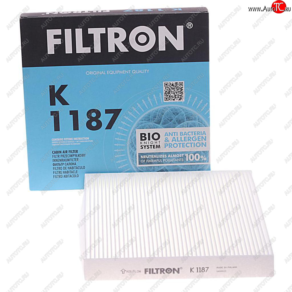 559 р. Фильтр воздушный салона HONDA Civic (08-) FILTRON FILTRON k1187  с доставкой в г. Майкоп