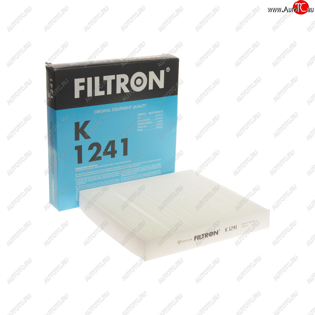 499 р. Фильтр воздушный салона MITSUBISHI Lancer 10 FILTRON FILTRON k1241  с доставкой в г. Майкоп