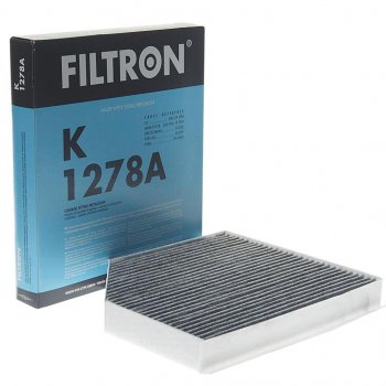 1 299 р. Фильтр воздушный салона AUDI A4,A5,Q5 (08-) PORSCHE Macan (14-) угольный FILTRON FILTRON k1278a  с доставкой в г. Майкоп. Увеличить фотографию 1