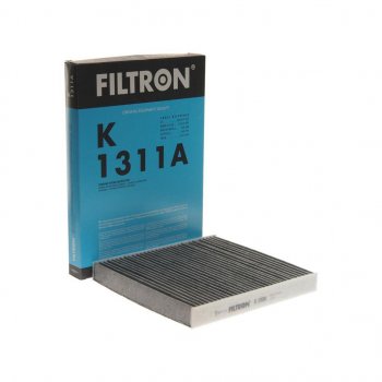 919 р. Фильтр воздушный салона VW Golf (14-) AUDI A3 (12-) SEAT Leon (12-) угольный FILTRON FILTRON k1311a  с доставкой в г. Майкоп. Увеличить фотографию 1