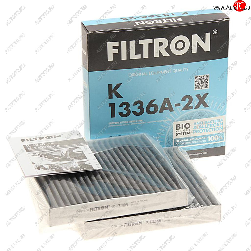 1 349 р. Фильтр воздушный салона BMW X3 (10-),X4 (14-) комплект FILTRON FILTRON k1336a-2x  с доставкой в г. Майкоп