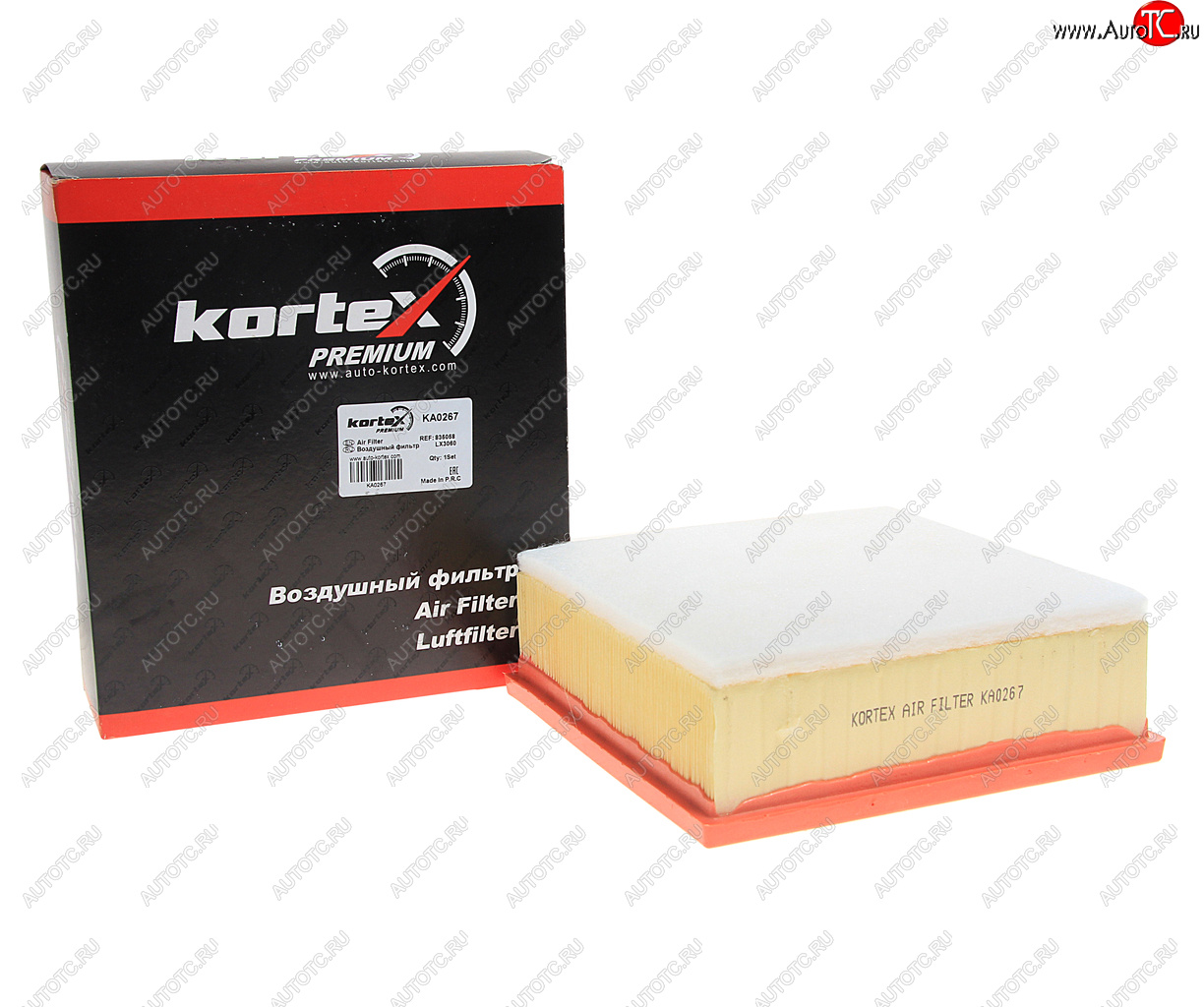 819 р. Фильтр воздушный OPEL Meriva B (10-) KORTEX KORTEX ka0267 KORTEX ka0267  с доставкой в г. Майкоп