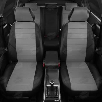 8 199 р. Авточехлы KIA Sportage (10-16) HYUNDAI IX35(10-16),Tucson(10-15) экокожа черно-серые компл.AVTOLIDER AVTOLIDER ka15-0906-ec02  с доставкой в г. Майкоп. Увеличить фотографию 3