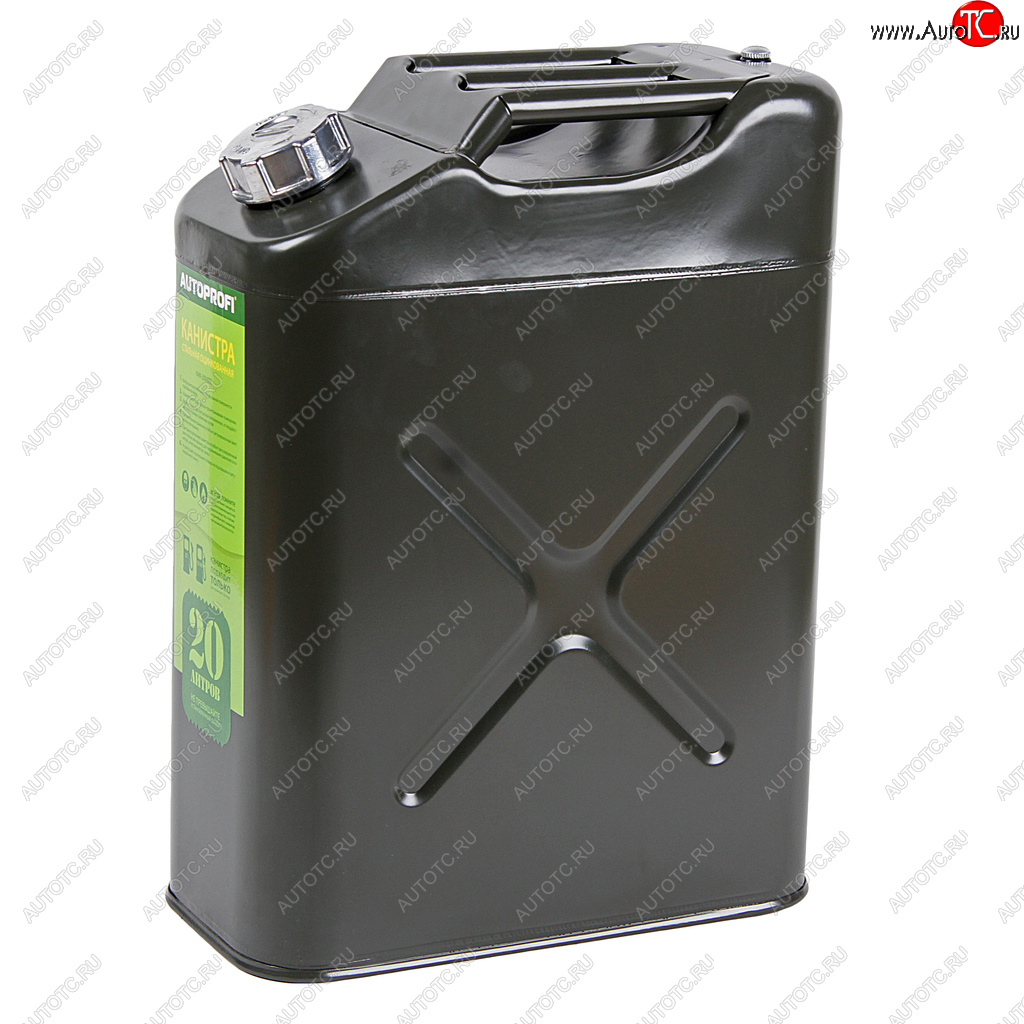 4 999 р. Канистра 20л сталь со сливным устройством AUTOPROFI AUTOPROFI kan-300 (20l)  с доставкой в г. Майкоп