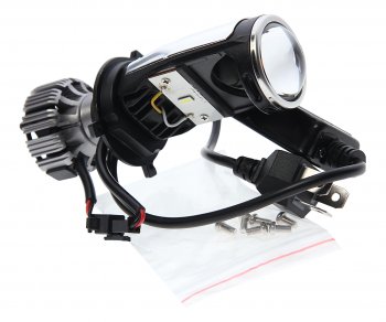 1 999 р. Лампа светодиодная 12V H4 P43t с линзой бокс (1шт.) CLEARLIGHT CLEARLIGHT kbm cl g3 н4 mini  с доставкой в г. Майкоп. Увеличить фотографию 2