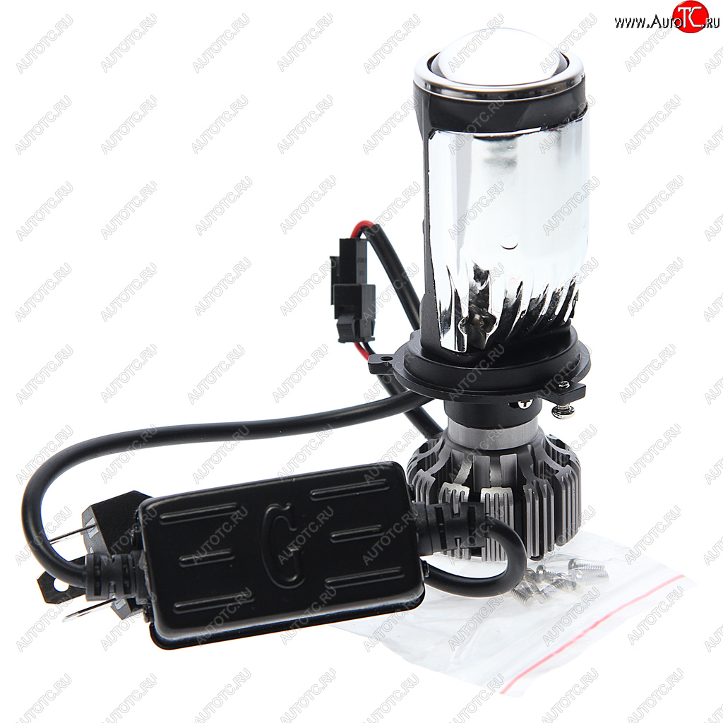 1 999 р. Лампа светодиодная 12V H4 P43t с линзой бокс (1шт.) CLEARLIGHT CLEARLIGHT kbm cl g3 н4 mini  с доставкой в г. Майкоп