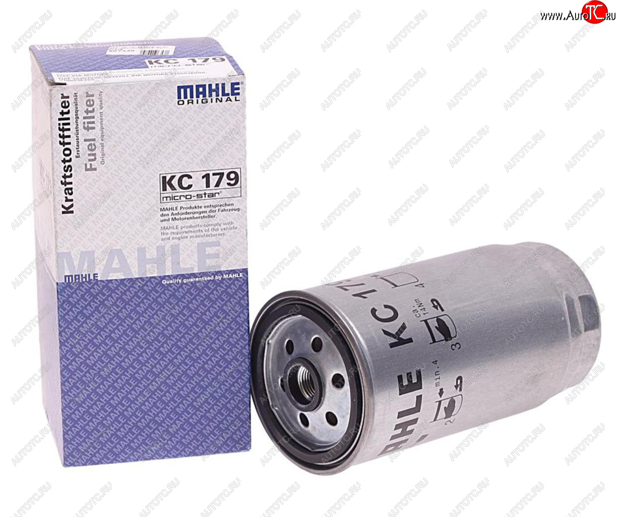 1 869 р. Фильтр топливный HYUNDAI Getz,Starex H-1,Matrix,Santa Fe (дв.В4CB) (CRDI) KIA Sorento (02-06) MAHLE MAHLE kc179  с доставкой в г. Майкоп