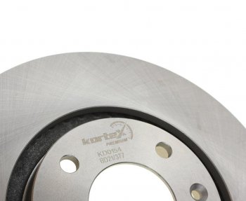 3 699 р. Диск тормозной PEUGEOT 207,307,308,Partner CITROEN C4,C5,Berlingo передний (1шт.) KORTEX KORTEX kd0154  с доставкой в г. Майкоп. Увеличить фотографию 3