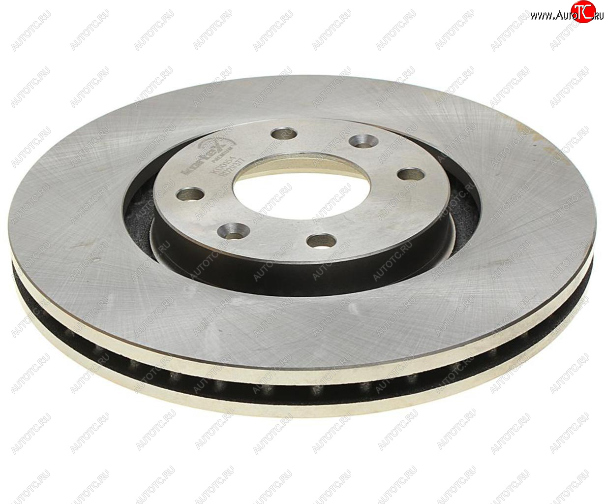 3 699 р. Диск тормозной PEUGEOT 207,307,308,Partner CITROEN C4,C5,Berlingo передний (1шт.) KORTEX KORTEX kd0154  с доставкой в г. Майкоп