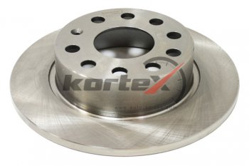 2 399 р. Диск тормозной VW Golf 5,6 AUDI A3 SKODA Octavia (1Z,5E),Yeti задний (1шт.) KORTEX KORTEX kd0201  с доставкой в г. Майкоп. Увеличить фотографию 5