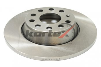 2 979 р. Диск тормозной VW Passat (05-),Tiguan AUDI A3 SKODA Superb (08-) задний (1шт.) (min 2шт.) KORTEX KORTEX kd0202  с доставкой в г. Майкоп. Увеличить фотографию 4